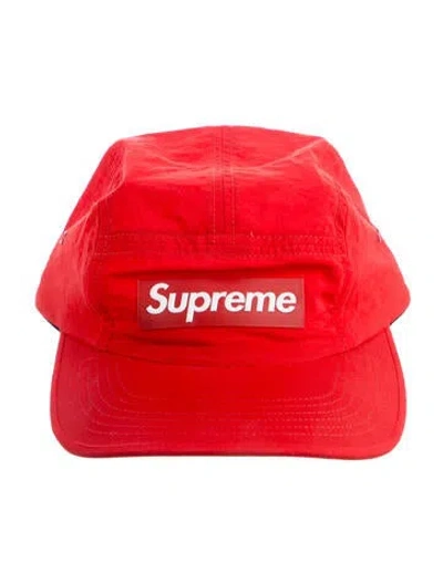Pre-owned Supreme Camp Cap In Red