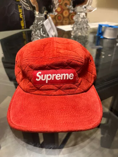 Pre-owned Supreme Camp Cap In Red