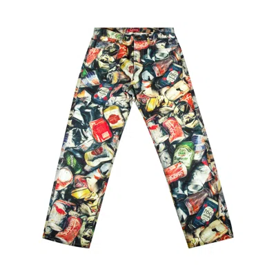 Pre-owned Supreme Cans Regular Jean 'multicolor' In Multi-color