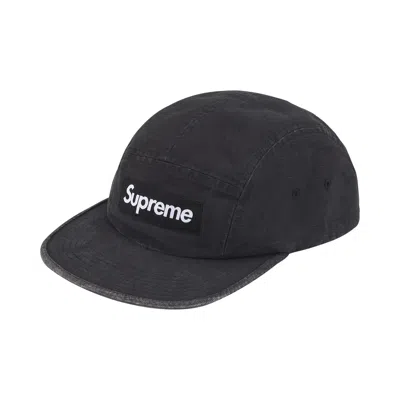 Pre-owned Supreme Canvas Camp Cap 'black' | Men's Size Onesize