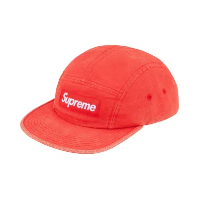Pre-owned Supreme Canvas Camp Cap 'red' | Men's Size Onesize