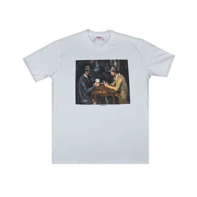 Pre-owned Supreme Cards T-shirt 'white'