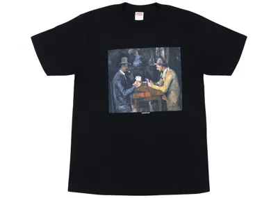 Pre-owned Supreme Cards Tee Shirt In Black