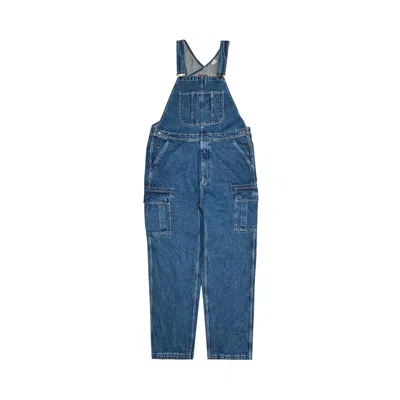 Pre-owned Supreme Cargo Denim Overalls 'washed Blue' | Men's Size Xl