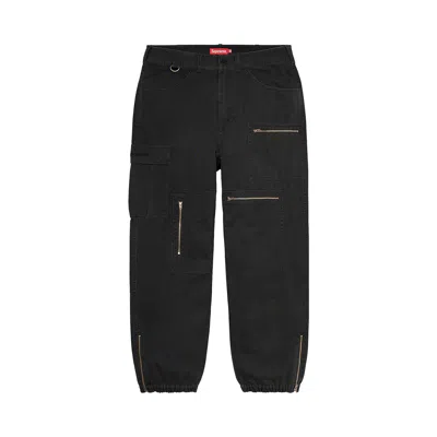 Pre-owned Supreme Cargo Flight Pant 'black'