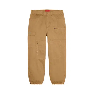 Pre-owned Supreme Cargo Flight Pant 'tan' | Men's Size 36 In Brown