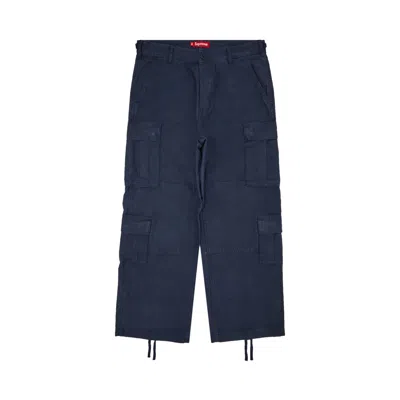 Pre-owned Supreme Cargo Pant 'navy' | Blue | Men's Size 32