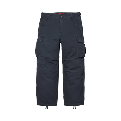 Pre-owned Supreme Cargo Pant 'navy' | Blue | Men's Size 34