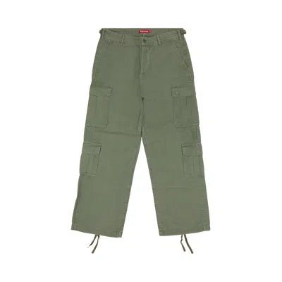 Pre-owned Supreme Cargo Pant 'olive' In Green