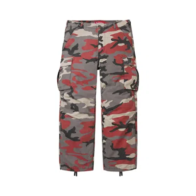 Pre-owned Supreme Cargo Pant 'red Camo' | Men's Size 30