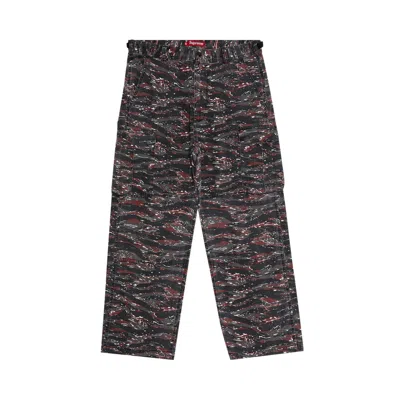 Pre-owned Supreme Cargo Pant 'red Tiger Camo'