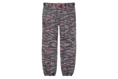 Pre-owned Supreme Cargo Pant (ss24) Red Tiger Camo