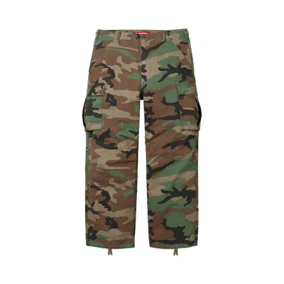 Pre-owned Supreme Cargo Pant 'woodland Camo' | Brown | Men's Size 32