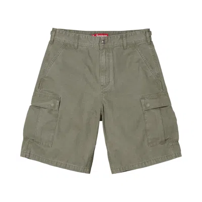 Pre-owned Supreme Cargo Short 'olive' | Green | Men's Size 32
