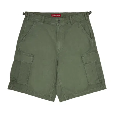 Pre-owned Supreme Cargo Short 'olive' | Green | Men's Size 36