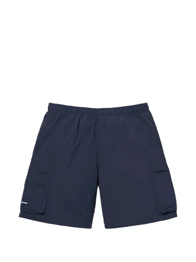 Supreme Cargo Shorts In Blue