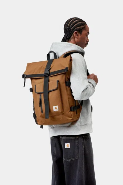 Pre-owned Supreme Carhartt Wip Philis Backpack In Brown