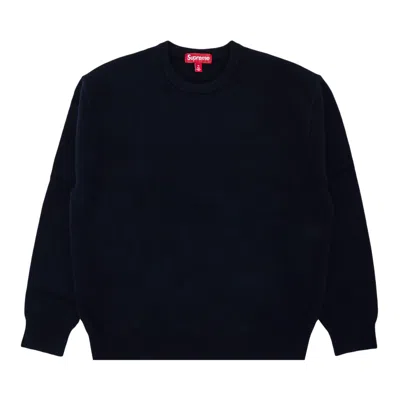 Pre-owned Supreme Cashmere Sweater 'navy' | Blue | Men's Size L