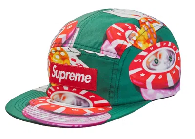 Pre-owned Supreme Casino Camp Cap In Green