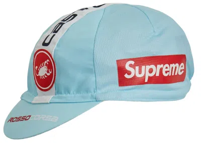Pre-owned Supreme Castelli Cycling Cap In Light Blue