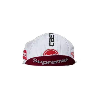Pre-owned Supreme Castelli Cycling Cap 'white'