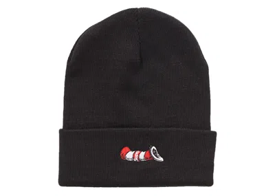 Pre-owned Supreme Cat In The Hat Beanie In Black