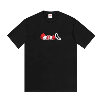 Pre-owned Supreme Cat In The Hat T-shirt 'black'