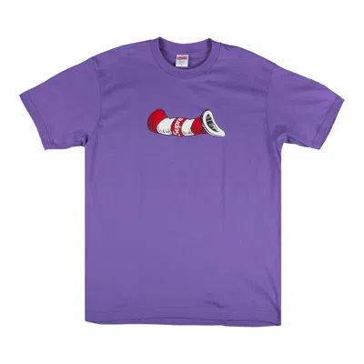 Pre-owned Supreme Cat In The Hat T-shirt 'purple'