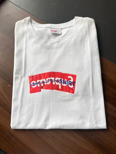 Pre-owned Supreme Cdg Comme Des Garcons Shirt Box Logo Tee T-shirt