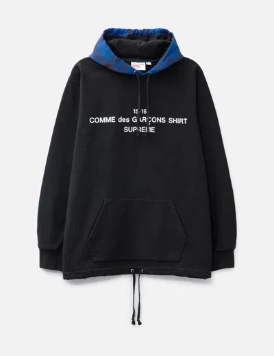 Supreme Cdg Shirt Hoodie