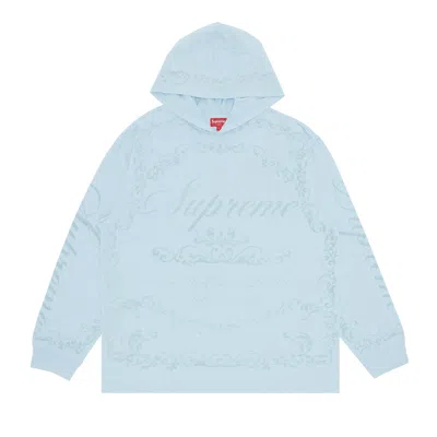 Pre-owned Supreme Celebr� Hooded Long-sleeve Top 'blue'