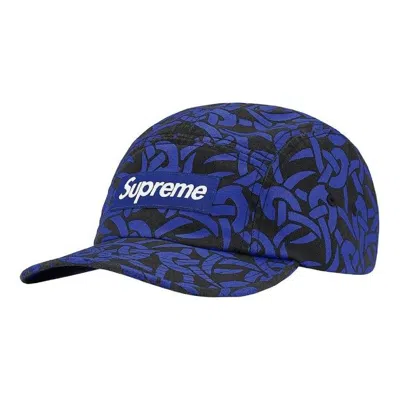 Supreme Celtic Knot Camp Cap 'blue Black White'