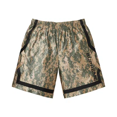 Pre-owned Supreme Chain Link Short 'digi Camo' | Green | Men's Size S