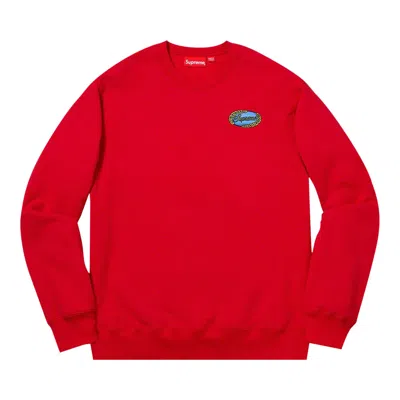 Pre-owned Supreme Chain Logo Crewneck 'red' | Men's Size Xl