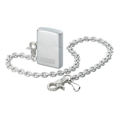 Supreme Chain Zippo 'silver' In Metallic