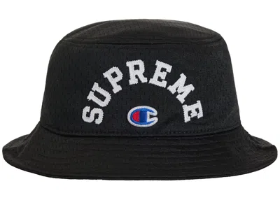 Pre-owned Supreme Champion Mesh Crusher Hat In Black