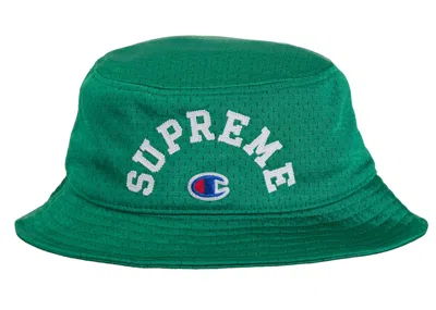 Pre-owned Supreme Champion Mesh Crusher Hat In Green