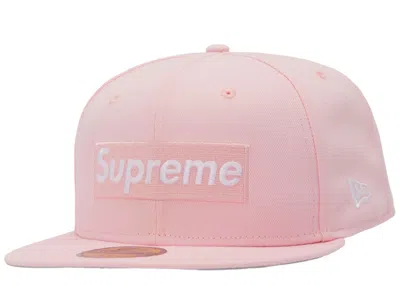 Pre-owned Supreme Champions Box Logo New Era In Pink