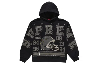 Pre-owned Supreme Champions Studded Hooded Sweatshirt Black