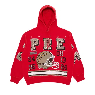 Pre-owned Supreme Champions Studded Hooded Sweatshirt 'red'