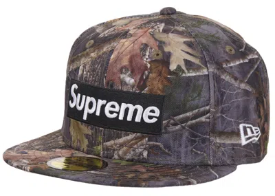Pre-owned Supreme Championship Box Logo New Era 59fifty Hat In Truetimber Kanati Camo