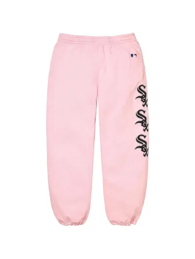 Supreme Chicago White Sox Printed Track Pants In Pink