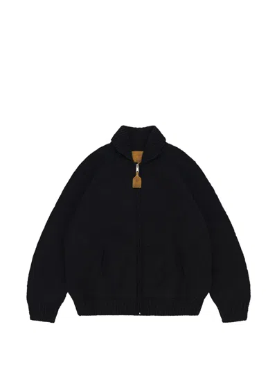 Supreme Child Of Hell Cowichan Cardigan In Black