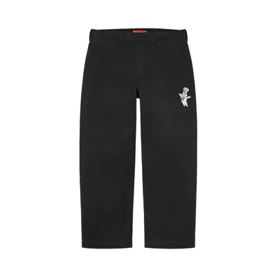Pre-owned Supreme Chino Pant 'black'