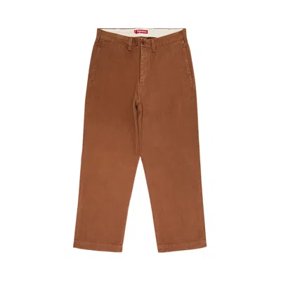 Pre-owned Supreme Chino Pant 'brown' | Men's Size 30