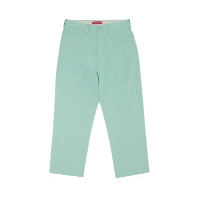 Pre-owned Supreme Chino Pant 'mint' | Green | Men's Size 30