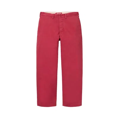 Pre-owned Supreme Chino Pant 'red' | Men's Size 30