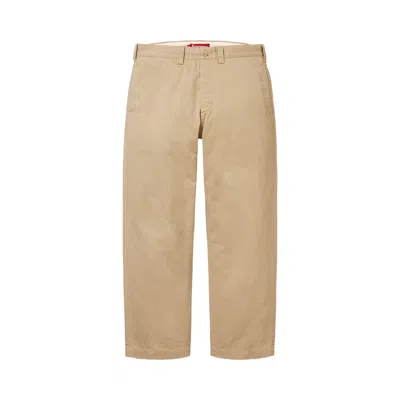 Pre-owned Supreme Chino Pant 'tan' | Men's Size 32 In Brown