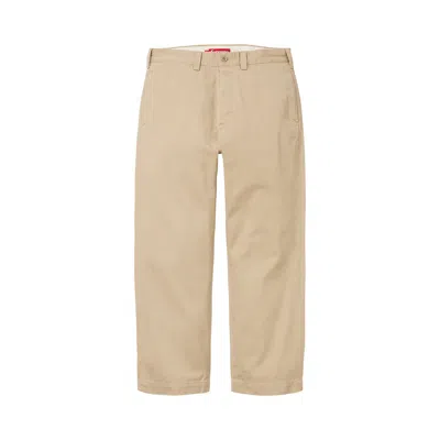 Pre-owned Supreme Chino Pant 'tan' | Men's Size 32 In Brown