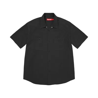 Pre-owned Supreme Cigarette Short-sleeve Shirt 'black' | Men's Size M